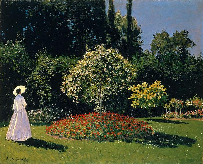 Claude Monet Marguerite Lecadre in the Garden oil painting image